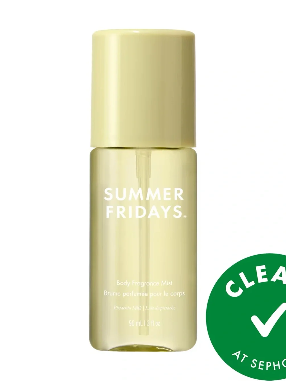 NEW Summer Fridays Pistachio Milk Hair + Body Fragrance Mist Travel Size 3 oz
